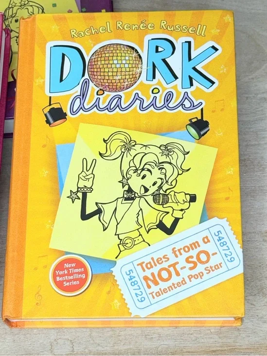 Dork Diaries Lot 3 Hardcover Rachel Renee Russell Kids Book Set - Picture 3 of 6